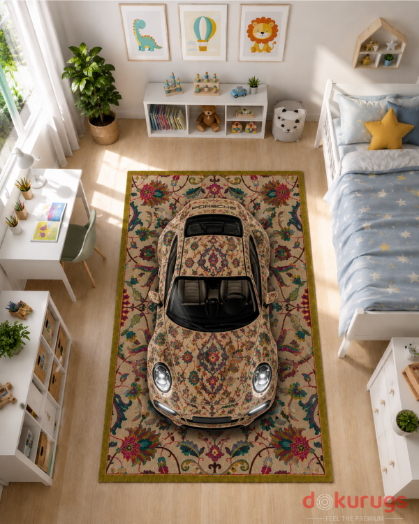 Renkli Porsche