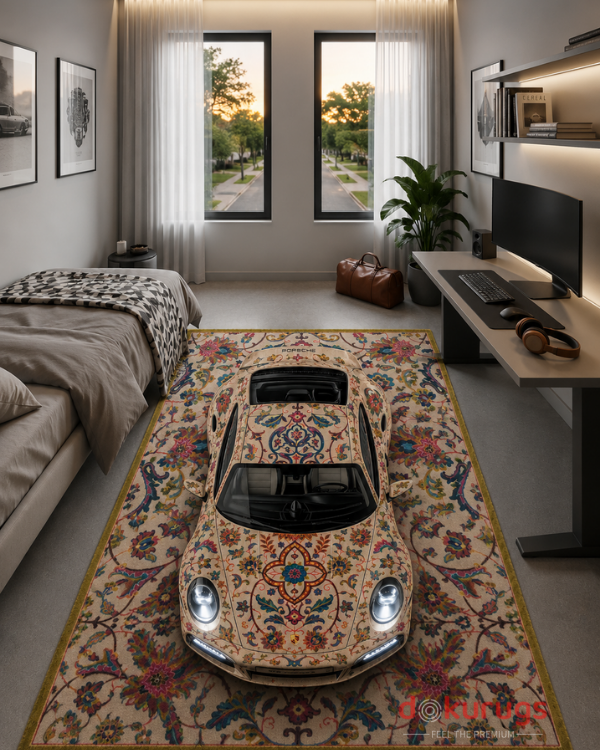 Renkli Porsche